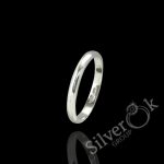 Вузька гладка каблучка 11000