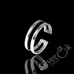 Каблучка Дві смужки 12031