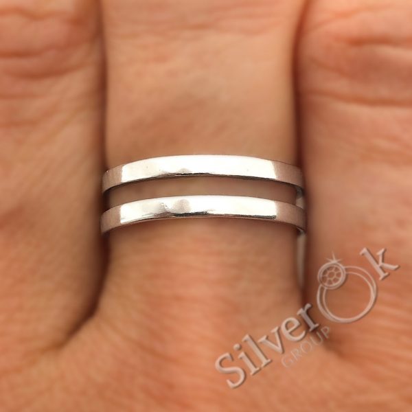 Каблучка Дві смужки 12031 - Зображення 2