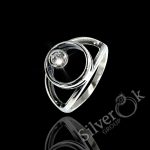 Каблучка з фіанітом 12091