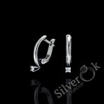 Витончені сережки з фіанітом 20298