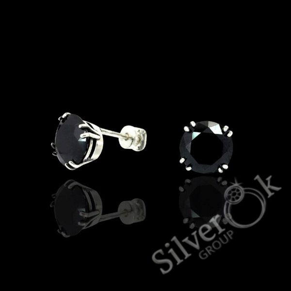 Сережки з великим фіанітом та закруткою 20422/3 - Зображення 7