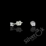 Мініатюрні сережки з закруткою 23060