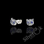 Сережки Кішки з закрутками 23284/1 - Зображення 4
