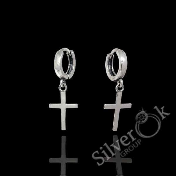 Сережки з Хрестиками 23290 - Зображення 1