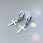 Сережки з Хрестиками 23290 - Зображення 3