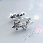 Сережки кафи Зірочки 24043 - Зображення 3