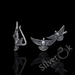 Сережки кафи Два Голуби 24057