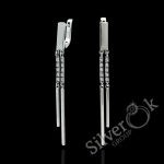 Ефектні довгі сережки 24064