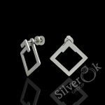 Сережки Ромби у стилі мінімалізм 24072