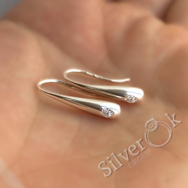 Сережки Крапельки 24088 - Зображення 4