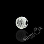 Кругла підвіска з фіанітами 34092