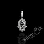 Підвіска Хамса з фіанітами 34101