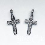 Великий Хрест з фіанітами 35028 - Зображення 3