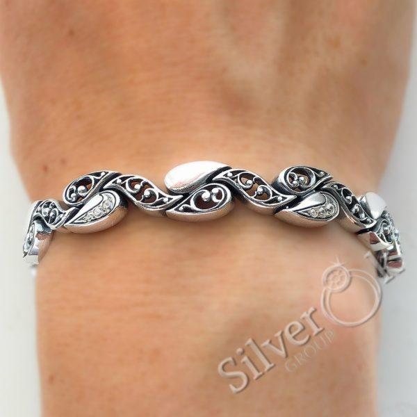 Браслет з Ажурними елементами 50026 - Зображення 2