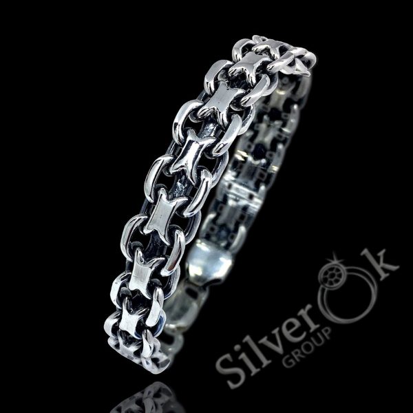 Браслет подвійний якір 61003/8 - Зображення 1