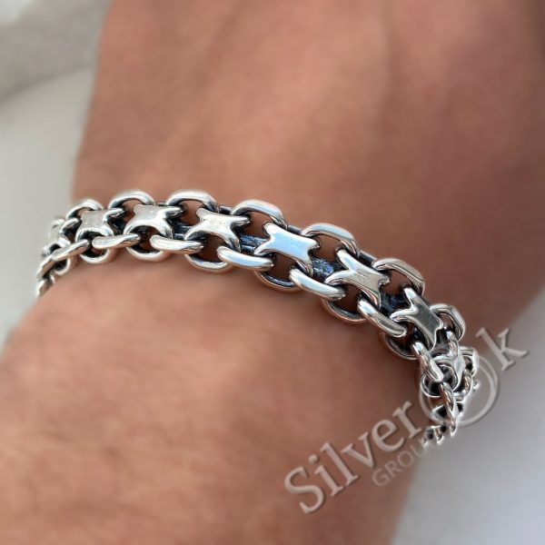 Браслет подвійний якір 61003/8 - Зображення 2