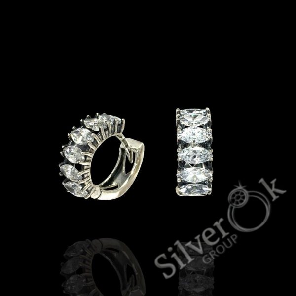 Сережки з маркізами 82072 - Зображення 4
