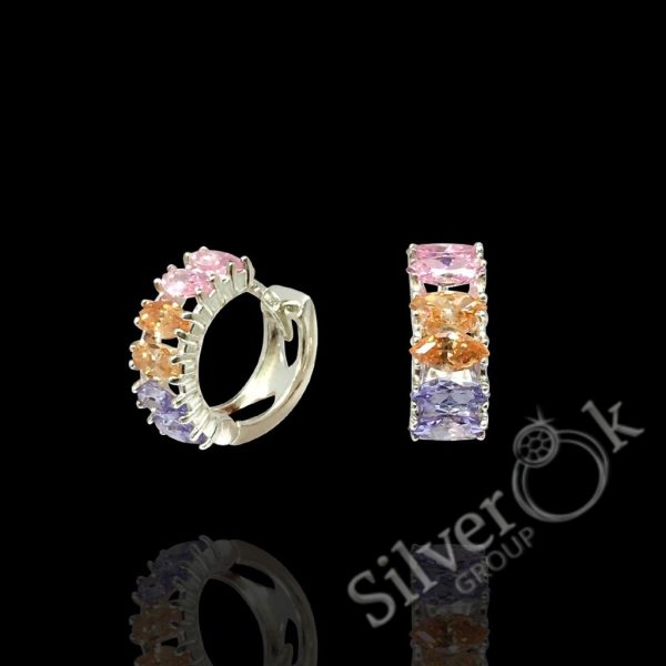 Сережки з маркізами 82072 - Зображення 1