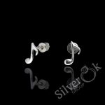 Сережки з закруткою Нота 82094