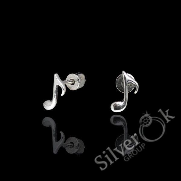 Сережки з закруткою Нота 82094 - Зображення 1