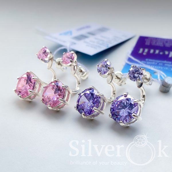 Сережки трансформери з закруткою 24022/1 - Зображення 4