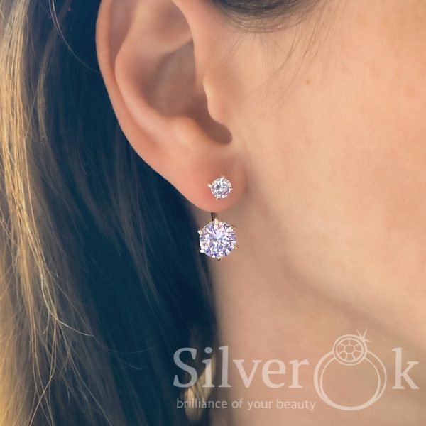 Сережки трансформери з закруткою 24022/1 - Зображення 2