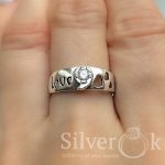 Каблучка з написом Love 12022 - Зображення 2
