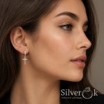 Сережки з Хрестиками 23290 - Зображення 2
