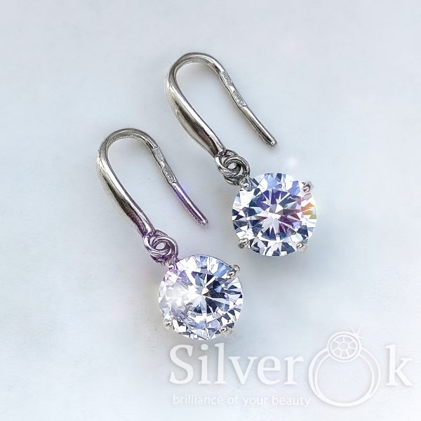 Сережки з підвіскою 24074 - Зображення 3