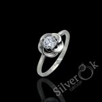 Ніжна каблучка Квітка 10487