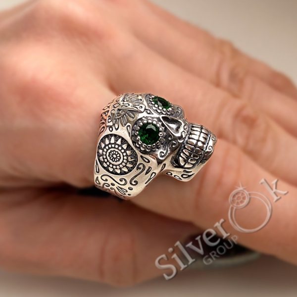 Каблучка Череп 12070 - Зображення 2