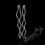 Сережки протяжки Спіралі 21019