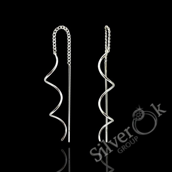 Сережки протяжки різної форми 21025 - Зображення 1