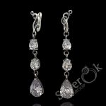 Розкішні довгі сережки 22055