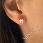 Сережки з закруткою 23059 - Зображення 3