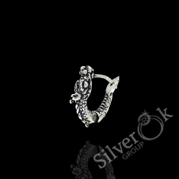 Одна сережка Дракон 23070 - Зображення 1