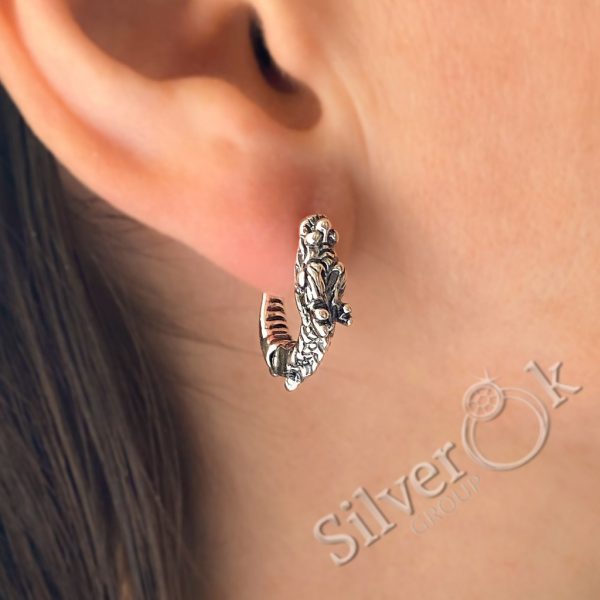 Одна сережка Дракон 23070 - Зображення 2