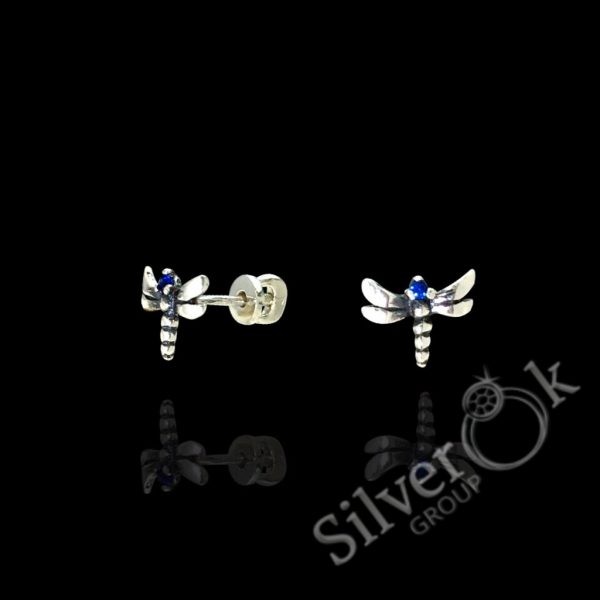 Сережки Бабки з закрутками 23076/1 - Зображення 3
