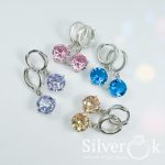 Сережки Конго з великим фіанітом 23153/2 - Зображення 2