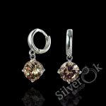 Сережки Конго з великим фіанітом 23153/2 - Зображення 5