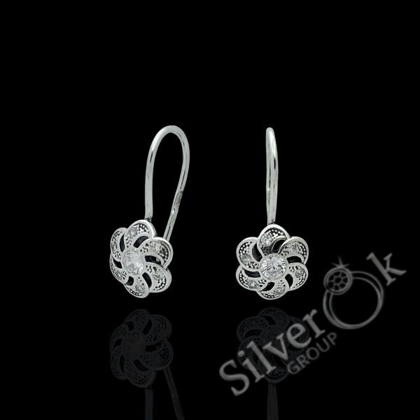 Сережки ніжні Квіточки 23270 - Зображення 1