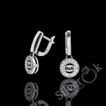 Сережки з круглою підвіскою D&G 24032