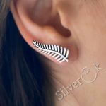 Сережки Папоротева Гілка 24053 - Зображення 2