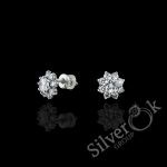 Сережки Квіточки з закруткою 24054 - Зображення 3