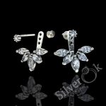 Сережки джекети Квітки 24075