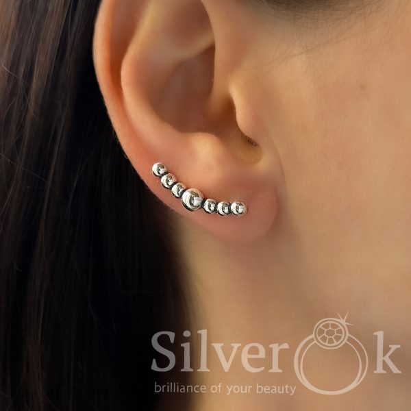 Сережки кафи Кульки 24079 - Зображення 2