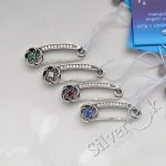 Шпилька з фіанітами 30137 - Зображення 2