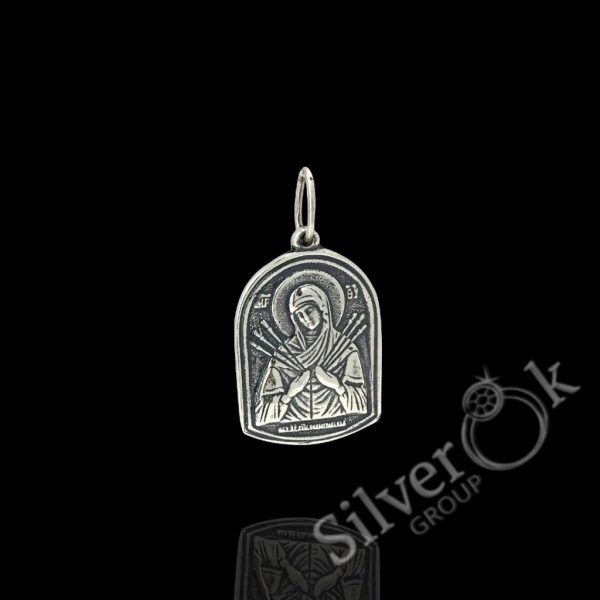 Підвіска Божа Мати Семистрільна 31080 - Зображення 1