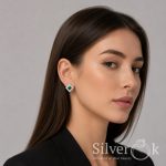Сережки з квадратами 82052 - Зображення 2